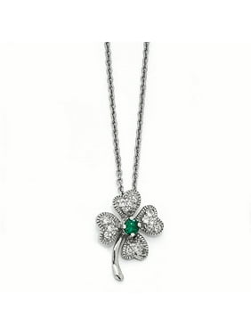 Top 10 Jewelry Gift Cheryl M Sterling Silver CZ /& Synthetic Dk Blue Spinel Hummingbird Neckla